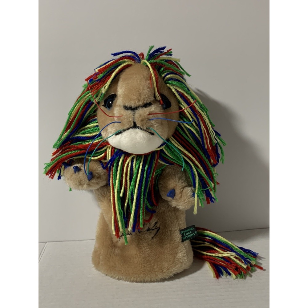 Vintage John Daly Driver Cover Lion Head w/ Signature Winning Edge Designs